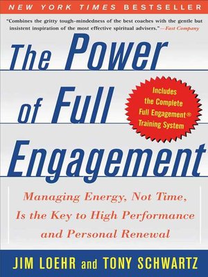 cover image of The Power of Full Engagement
